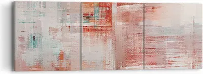Produktbild von Bild auf Leinwand - Leinwandbild - 3 Teile - Verschwommen Abstraktion Modern - 90x30cm - Wand Bild - Wanddeko - Wandbilder - Leinwanddruck - Bilder - Wanddekoration - Leinwand bilder - CA90x30-4790