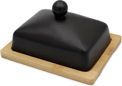 Immagine prodotto di Burriere in Vetroceramica con fondo in bambù BRUNBESTE BB-4502