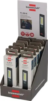 Obrázek produktu pro Brennenstuhl 1175590110, Ruční svítilna, Černá, Kov, Knoflíky, IP20, LED