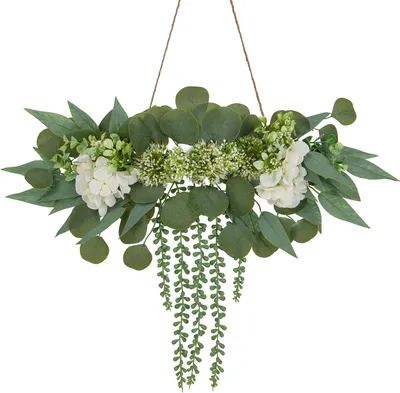 Produktbild von Künstliche hängende Eukalyptusse Grün Dekoration Wand Boho Landhausstil