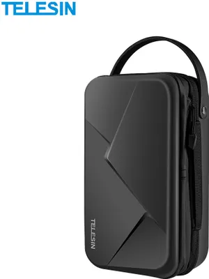 Obrázek produktu pro TELESIN Vodotěsné pouzdro na akční kameru Úložný box Ochranné pouzdro Rozšiřitelná velká kapacita s popruhem Kompatibilní s kamerou GoPro Hero 5/6/7/8 Black DJI Osmo Action Insta360 One R / One X