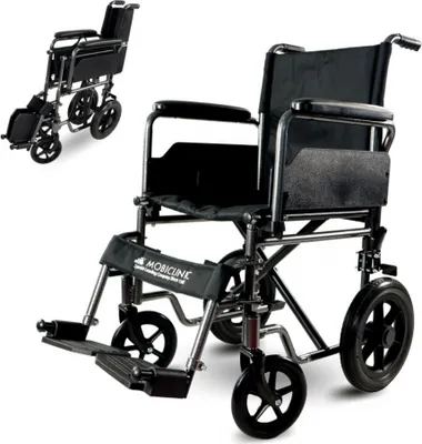 Immagine prodotto di Carrozzina pieghevole Mobiclinic Premium, S230 Sevilla, carrozzina per anziani e disabili, ortopedica, semovente, ultraleggera, larghezza seduta 40 cm