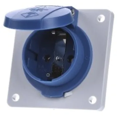 Obrázek produktu pro MENNEKES 11031F, Typ F, 2P+E, Modrá, Bílá, IP54, Univerzální, 220 - 230 V