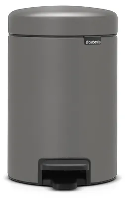 Produktbild von Brabantia 126260, 3 l, Rund, Kunststoff, Grau, Kunststoff, Terrasse