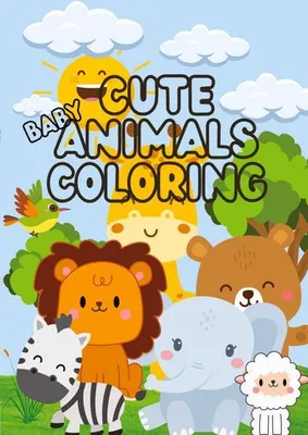 Produktbild von Cute Baby Animals Coloring Book