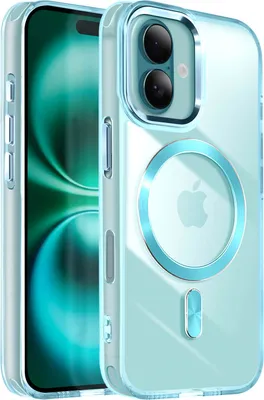 Produktbild von Avizar, MagSafe Hülle für Apple iPhone 16 Plus Cristal Color, Blau