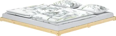 Produktbild von Extra flaches Futonbett 180x200 Kiefer lackiert Ehebett V-60.47K-18ohne Zubehör