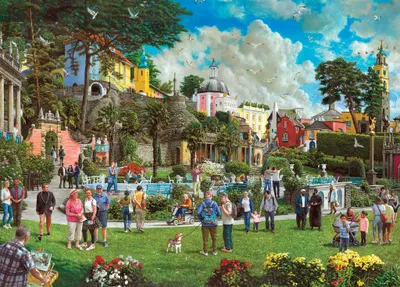 Productafbeelding van Gibsons Portmeirion, 1000 stuks