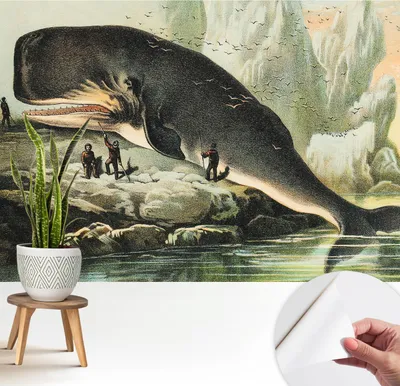 Produktbild von Fototapete selbstklebend - 208x146 cm - Tapete - Wandtapete - Wandbilder - Klebefolie - Dekofolie - Tapete Folie - Wand - Dekoration - Wohnzimmer - Meeresgigantismus