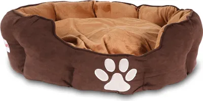 Produktbild von Hundebett braun 72x62cm Hundekissen Hundekörbchen waschbar