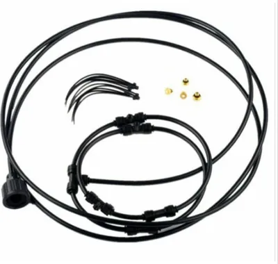 Image de Kit de brumisation pour ventilateur de refroidissement et d'humidification Ventilateur de brumisation d'extérieur pour la maison, le patio et le restaurant 16in