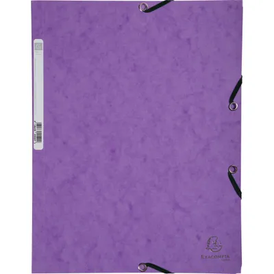 Produktbild von Exacompta 50x Sammelmappe Colorspan-Karton 355g/qm, A4 - Violett - 55308E