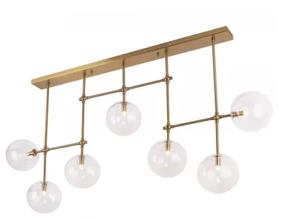 Zdjęcie produktu dla Żyrandol LOLLIPOP mosiądz 7xG9x40W metal wym:75x140x18cm IP20 Maxlight