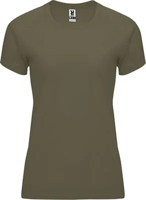 Produktbild von Roly Sport CA0408 | Bahrain Woman T-Shirt mit Raglan-Ärmeln - Farbe: Army Green 15 - Größe: M