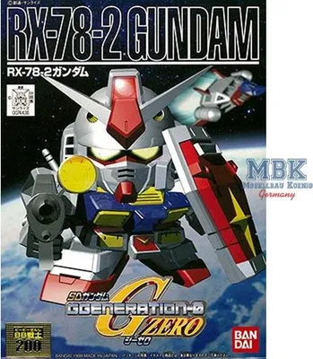 Produktbild von BANDAI BAN1074436 SD BB200 RX-78-2 Gundam 8 cm