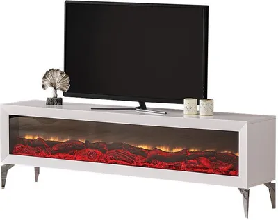 Produktbild von Kamin Elektrokamin Media rtv lowboard tv ständer Fernseher 199x41 Sideboard