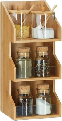 Imagen del producto de Organizador de bambú con 3 niveles