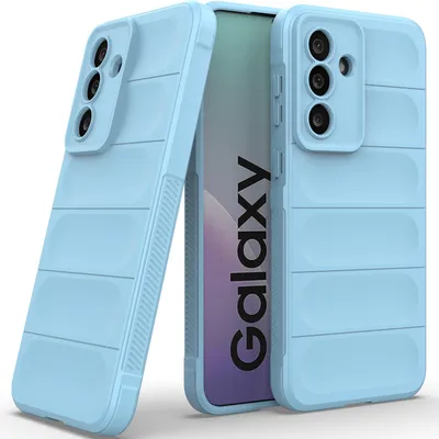 Produktbild von Handyhülle für Samsung Galaxy M56 5G Weich TPU Silikon Stossfest Anti-rutsch Hülle Blau