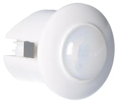 Zdjęcie produktu dla Czujnik ruchu PIR DR-07 - 360°, Un=230V AC, P=300W, montaż sufitowy, biały