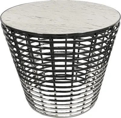 Produktbild von Kaheku Beistelltisch Palmas silber 60 Ø 50h 884016797