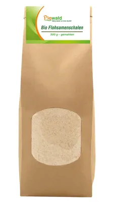 Produktbild von Piowald   Flohsamenschalen - 500g gemahlen