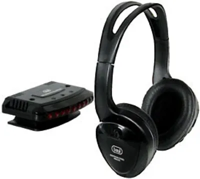 Obrázek produktu pro Trevi FRS 1240, Bezdrátový, 30 - 20000 Hz, 120 g, Sluchátka, Černá