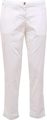 Produktbild von 4455AB (NO FOULARD) pantalone donna JACOB COHEN BRIGITTE weiß Hose Frau