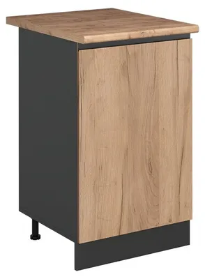 Produktbild von Küchenunterschrank Vicco R-Line Goldkraft Eiche/Anthrazit 50 cm Arbeitsplatte Goldkraft Eiche, Model 70205