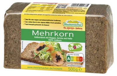 Image de Mestemacher Pain multicéréales complet seigle orge et avoine 500g