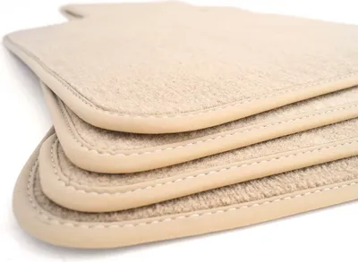Immagine prodotto di Tappetini adatti per BMW Serie 6 Cabrio E64 (2004-2011) Tappeto auto di  velours 4 pezzi beige