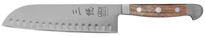 Produktbild von Güde Santoku Kochmesser 18 cm Alpha Walnuss