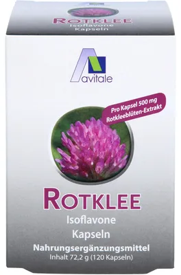 Image de Gélules de trèfle rouge 500 mg 120 pcs