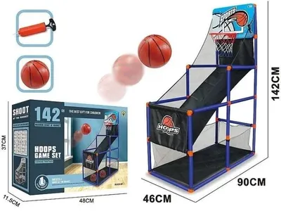 Obrázek produktu pro Sada na basketbal, výška 142 cm – ADAR