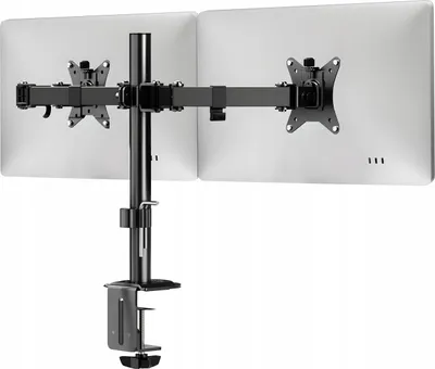 Immagine prodotto di Supporto per doppio monitor, extra forte, regolabile, VESA, universale, per la scrivania