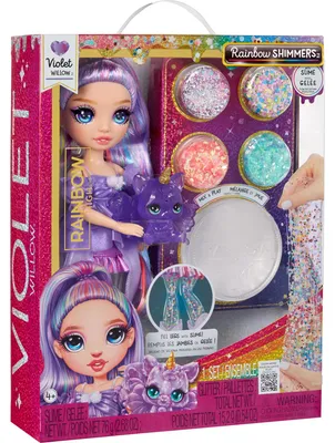 Obrázok produktu pre Rainbow High Rainbow Shimmers with Slime Fashion Doll - Violet (purple), Modelka, Žena, 4 rok / roky, Chlapec / dievča, 280 mm, Viacfarebný