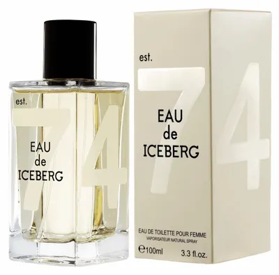 Immagine prodotto di Iceberg, Eau de Iceberg 74, Eau De Toilette, For Women, 100 ml