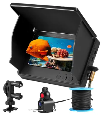 Productafbeelding van Visvinder, waterdichte camera, groothoek nachtzicht, zwart