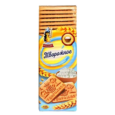 Produktbild von Morozova Kekse mit Quark Geschmack 430g