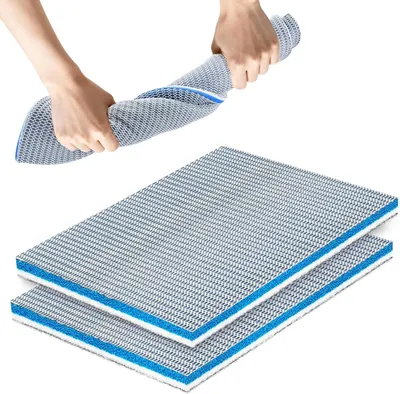 Obrázek produktu pro Filtrace do akvária, houbka, rozměry 40 x 30 x 2 cm, 2 kusy, vícevrstvá pěna, určené pro akvária