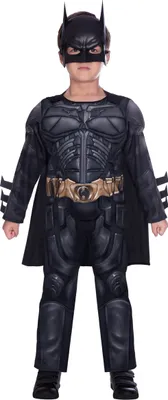 A child wearing a Batman costume.