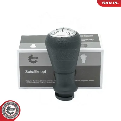Produktbild von ESEN SKV Schaltknauf Schalthebelknauf Silber 5-Gang passend für PEUGEOT 207 (WA, WC) 206 Schrägheck (2A/C) 206 CC (2D) 207 CC (WD) 307 CC (3B) 207 SW