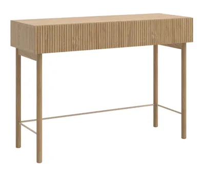 Obrázek produktu pro Selsey Nolie - toaletní stolek se 2 zásuvkami, dubový vzhled, 110 cm