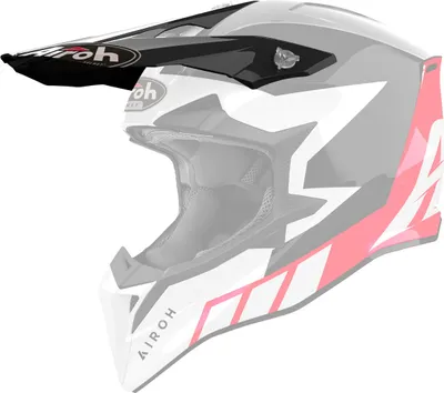 Zdjęcie produktu dla Kask z daszkiem Airoh WRAAAP Reloaded Black Red Shiny