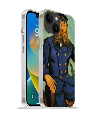 Produktbild von MuchoWow® Handyhülle Schutzhülle Hülle für Apple iPhone 14 - Softcase Porträt von Joseph Roulin - Vincent van Gogh Silikon Softcase Handy Hülle - Mobiltelefonhülle