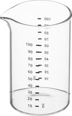 Produktbild von WEIS Mini Messbecher Glas 0,1l
