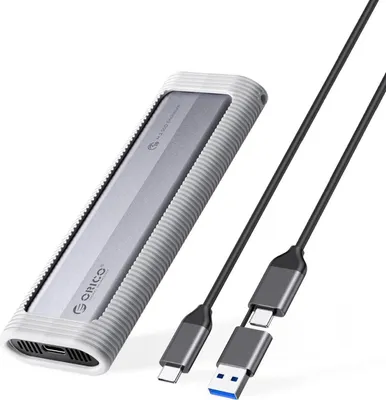 Produktbild von Orico M.2 NVMe SSD-Gehäuse 8TB, 10Gbps, USB-C/USB-A Adapter,