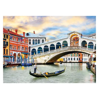 Produktbild von Eurographics Puzzle Venedig - Rialtobrücke - 1000 Teile Puzzle