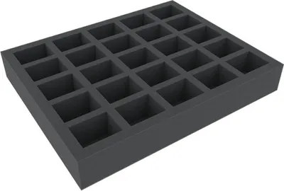 Produktbild von Schaumstoffeinlage für Warhammer - 25 Fächer