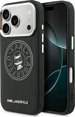 Immagine prodotto di Custodia Karl Lagerfeld Point & Choupette    Sketch Magsafe per iPhone 17 Pro Nero