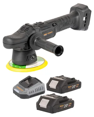 Image de Procraft PM20bb polisseuse sur batterie 20 V 150 mm + 2x batterie 2,0 Ah + chargeur